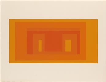 JOSEF ALBERS Group of 4 color screenprints from Six Variants.